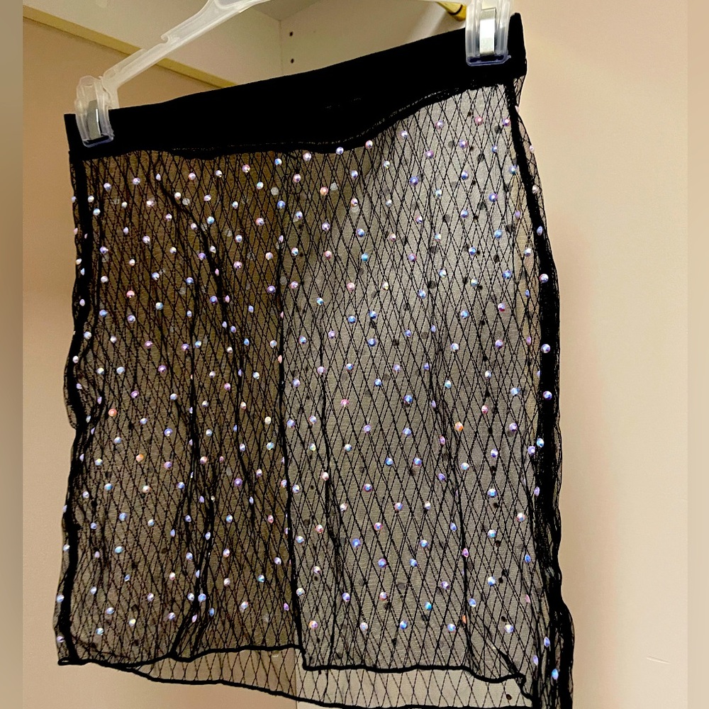 Bedazzled skirt coverup from mermaid swim usa 6-8. Super stretchy